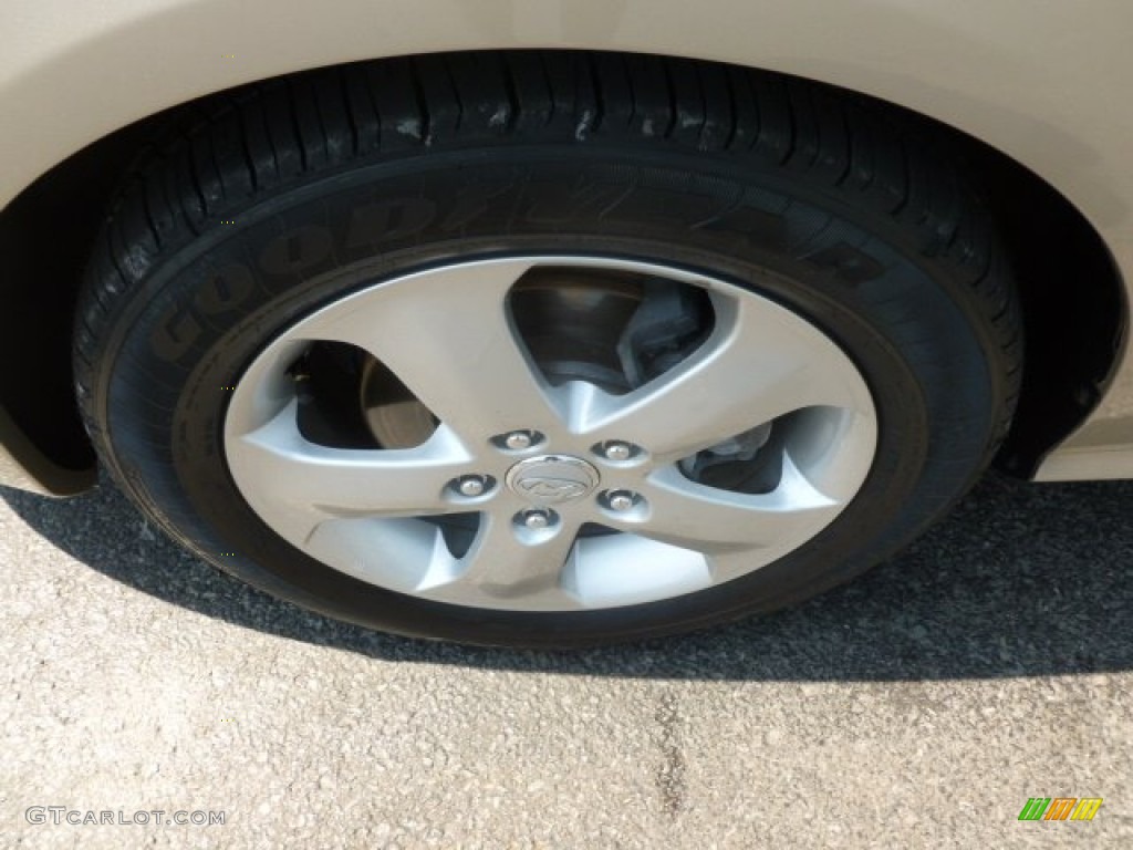 2007 Elantra Limited Sedan - Laguna Sand Beige / Beige photo #8