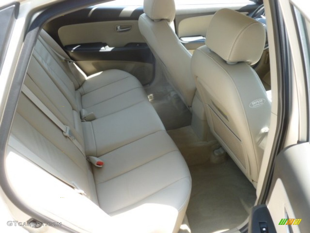 2007 Elantra Limited Sedan - Laguna Sand Beige / Beige photo #15