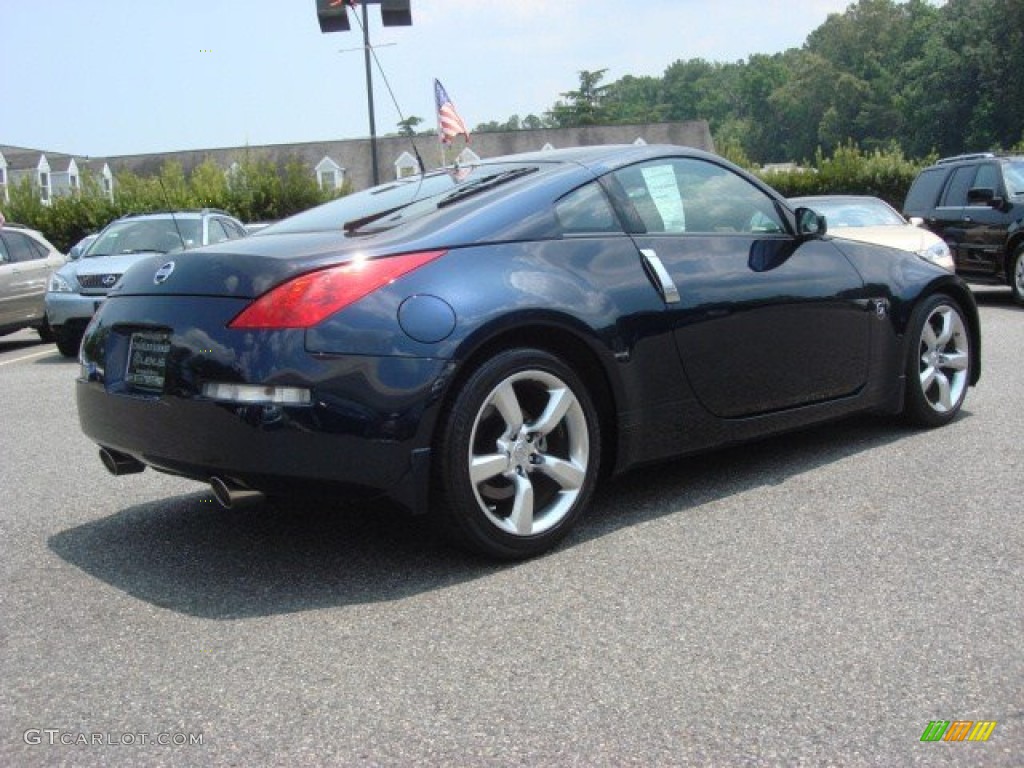 2007 350Z Coupe - San Marino Blue Pearl / Charcoal photo #4