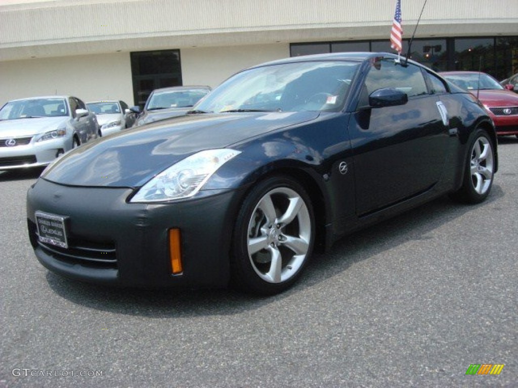 San Marino Blue Pearl 2007 Nissan 350Z Coupe Exterior Photo #67732454