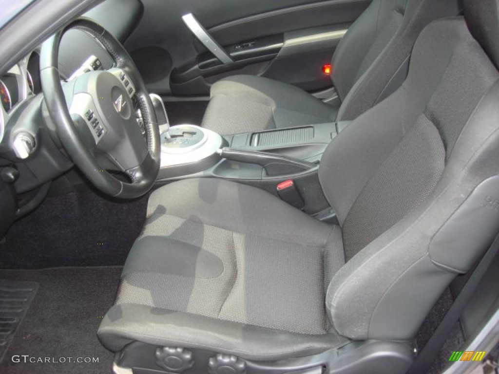 Charcoal Interior 2007 Nissan 350Z Coupe Photo #67732466