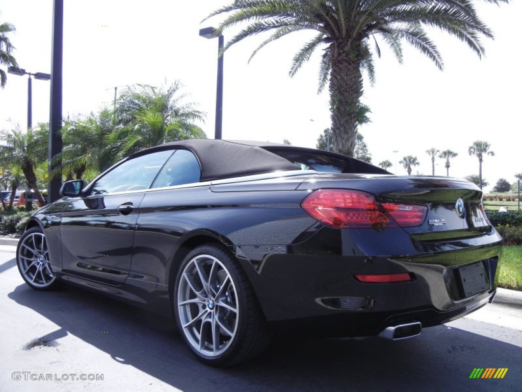 Black Sapphire Metallic 2012 BMW 6 Series 650i Convertible Exterior Photo #67733147
