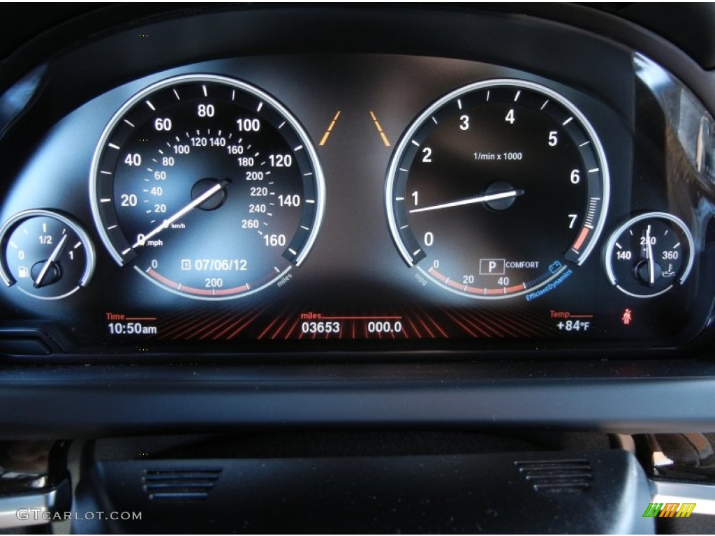 2012 BMW 6 Series 650i Convertible Gauges Photo #67733258