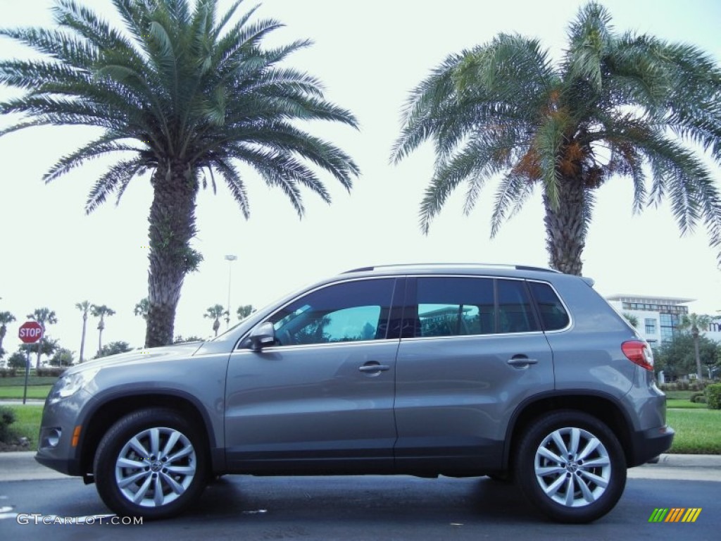 2011 Tiguan SE - Alpine Gray Metallic / Charcoal photo #1