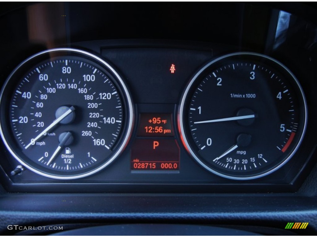 2011 BMW 3 Series 335d Sedan Gauges Photo #67733996