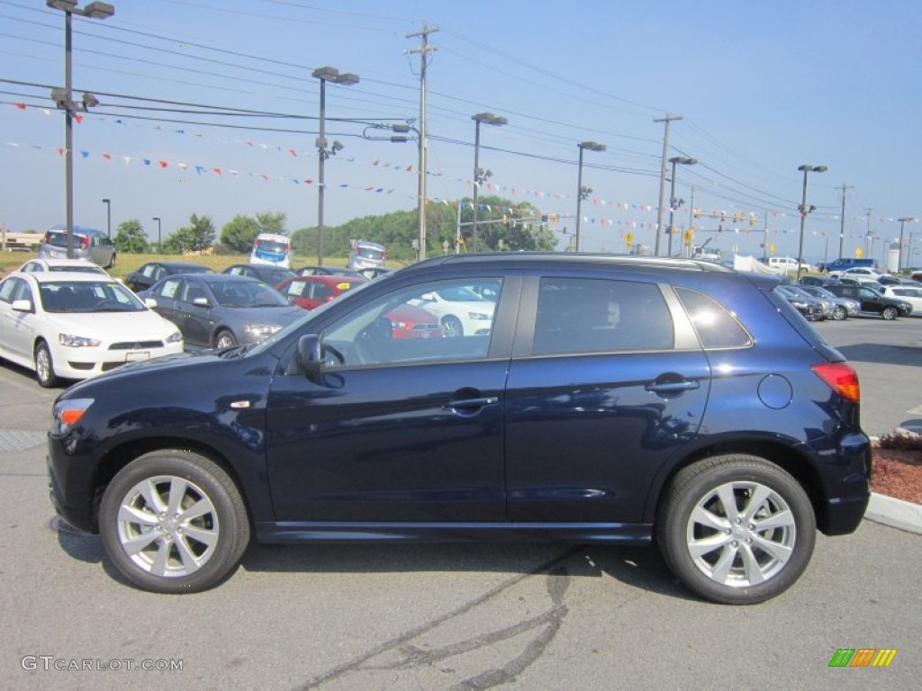 2012 Outlander Sport SE 4WD - Cosmic Blue / Black photo #2