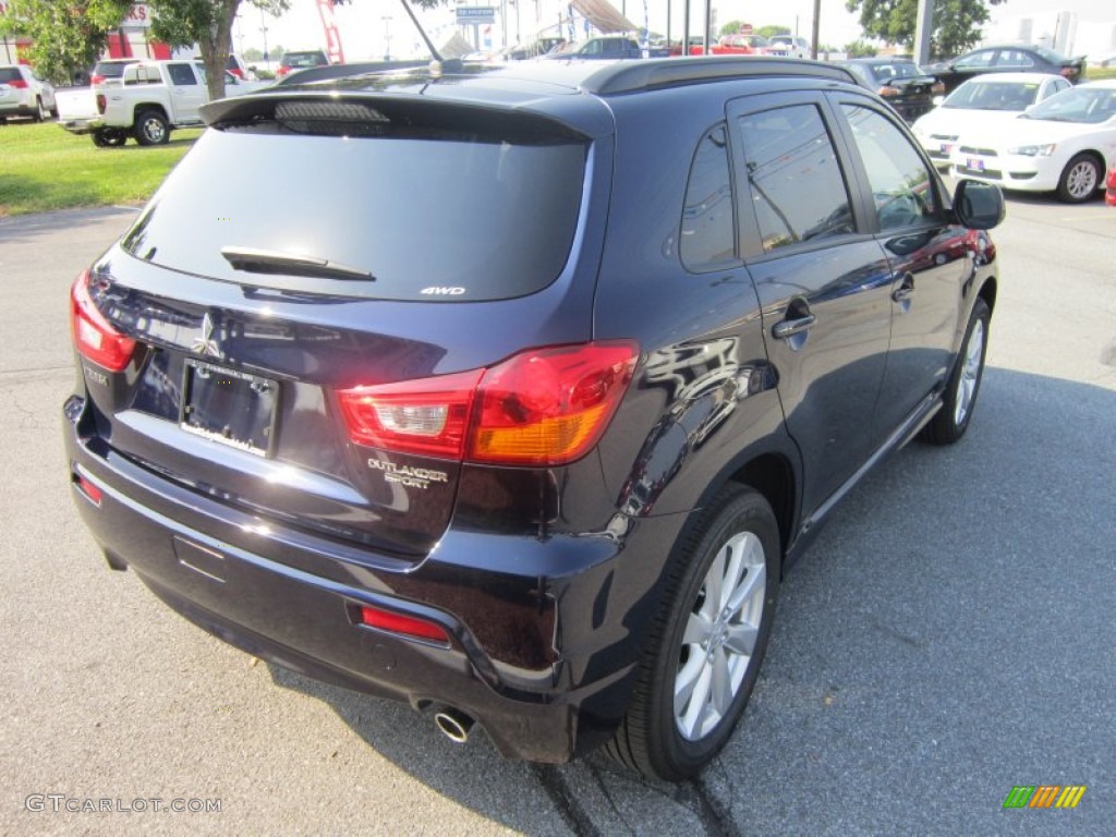 2012 Outlander Sport SE 4WD - Cosmic Blue / Black photo #5