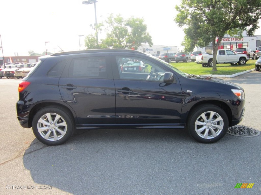 2012 Outlander Sport SE 4WD - Cosmic Blue / Black photo #6