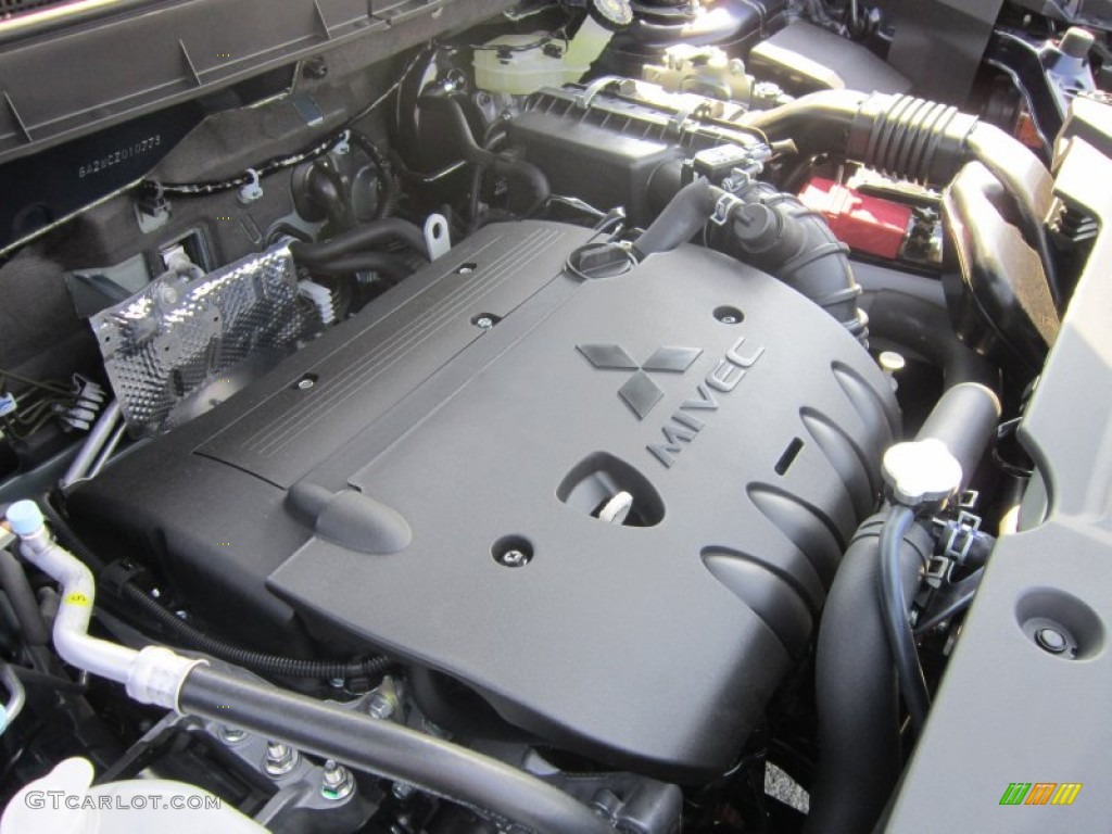 2012 Outlander Sport SE 4WD - Cosmic Blue / Black photo #31