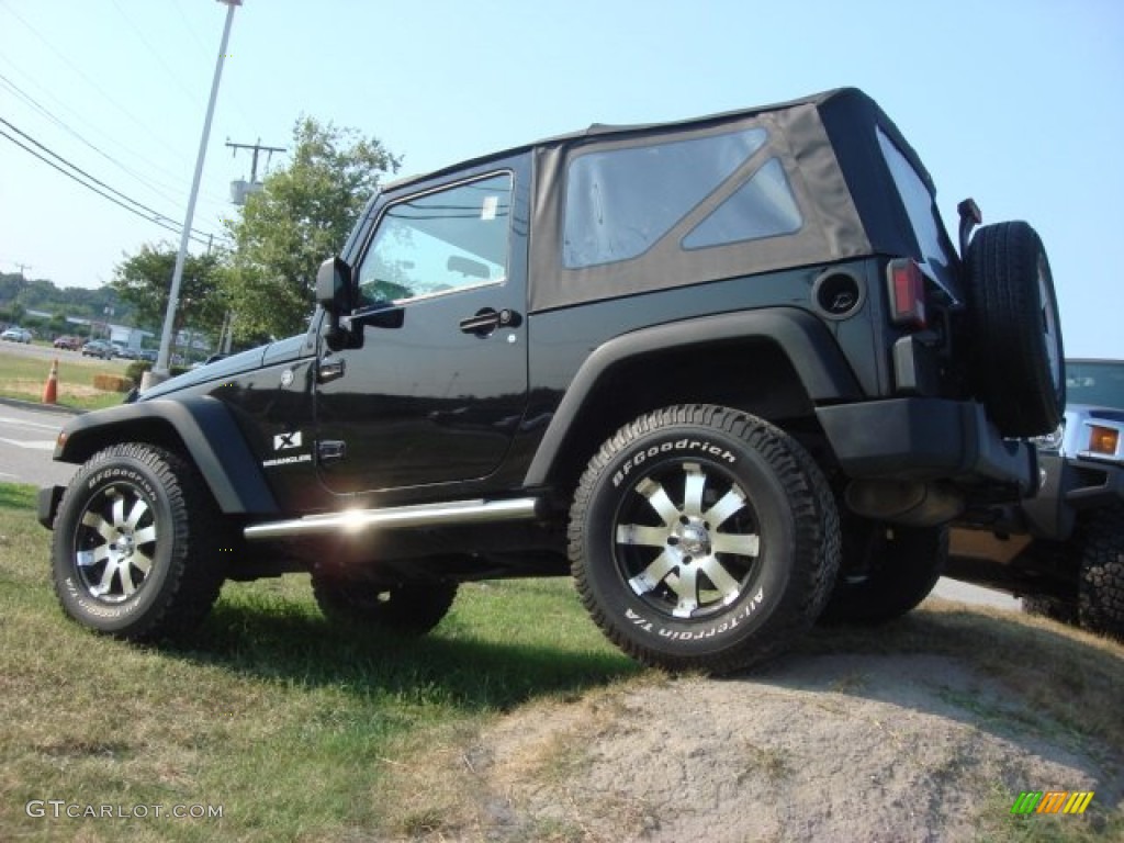 Black 2007 Jeep Wrangler X 4x4 Exterior Photo #67734986