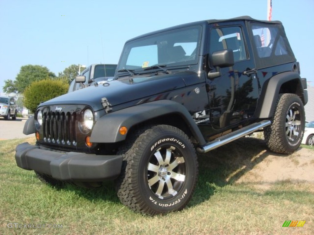 Black 2007 Jeep Wrangler X 4x4 Exterior Photo #67734992