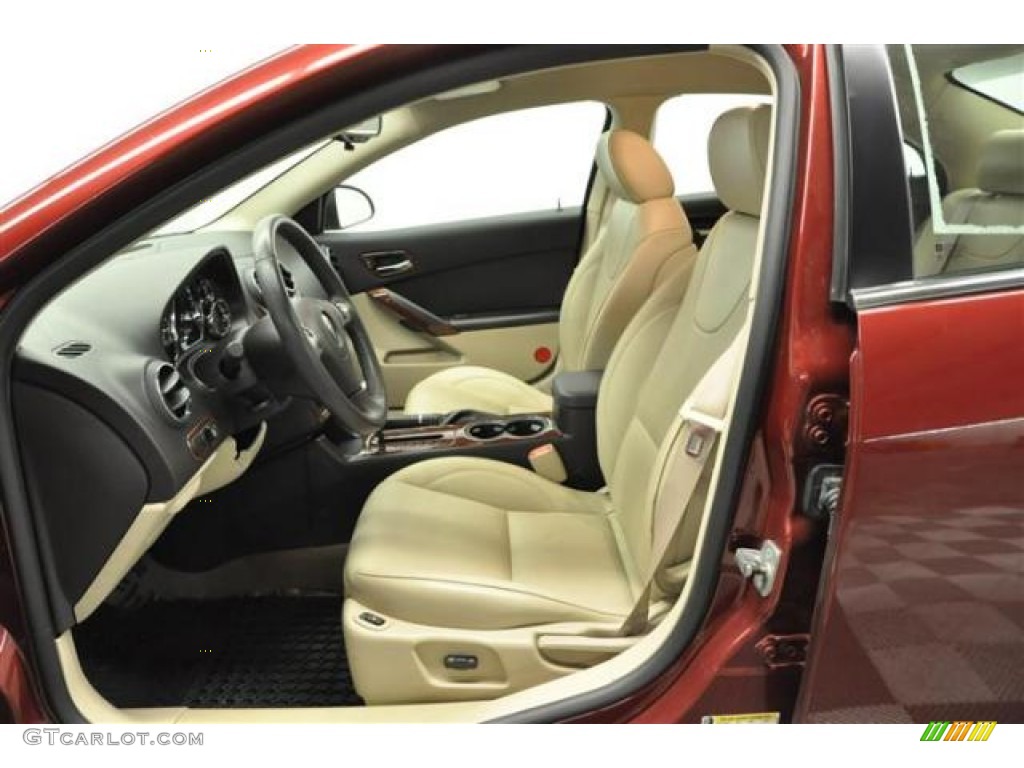 2009 G6 V6 Sedan - Performance Red Metallic / Light Taupe photo #10