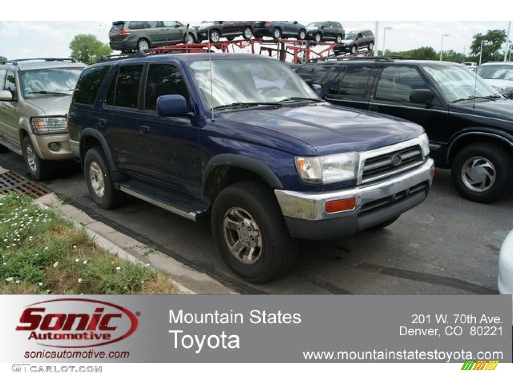 1997 4Runner SR5 4x4 - Stellar Blue Pearl Metallic / Gray photo #1