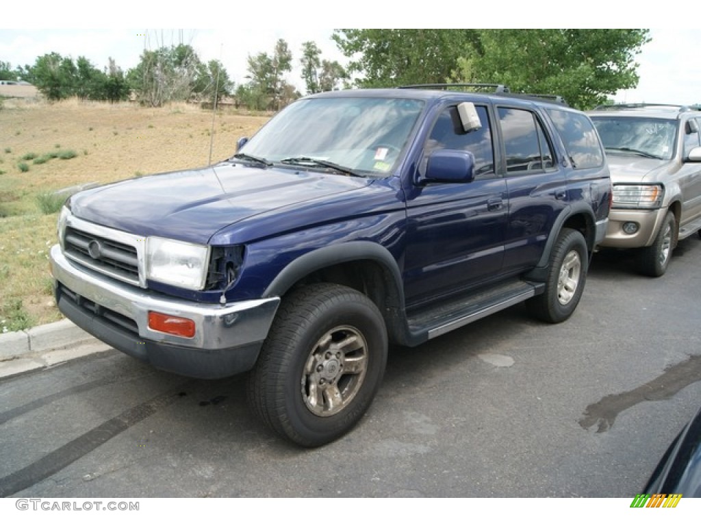 1997 4Runner SR5 4x4 - Stellar Blue Pearl Metallic / Gray photo #4