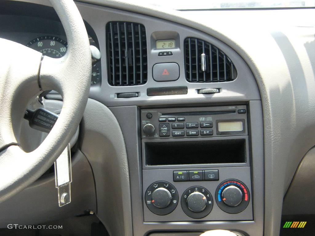 2006 Elantra GLS Sedan - Nordic White / Gray photo #6