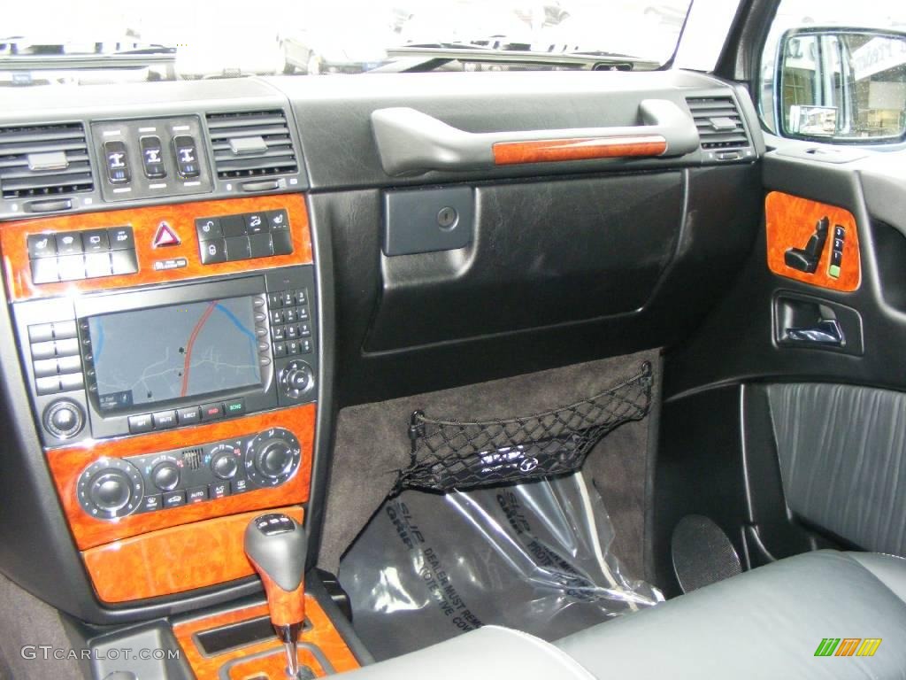 2007 G 55 AMG - Platinum Blue Metallic / designo Charcoal photo #13