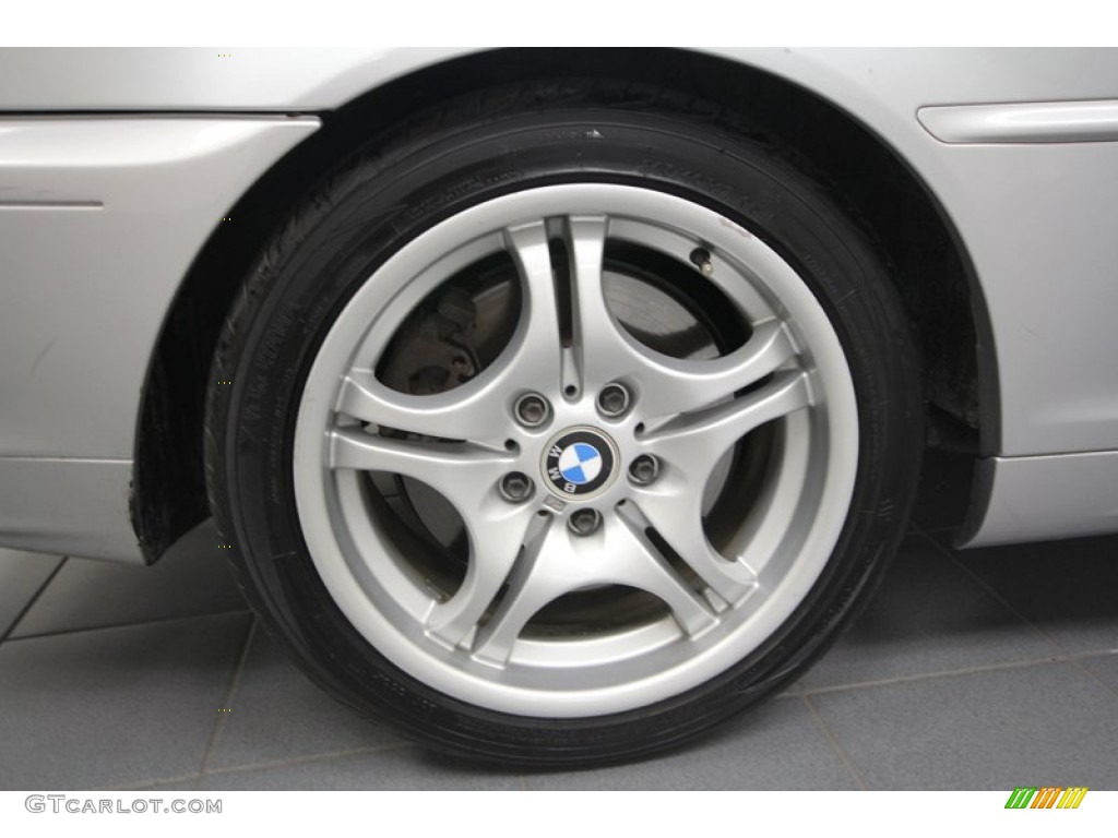 2001 3 Series 330i Coupe - Titanium Silver Metallic / Grey photo #8