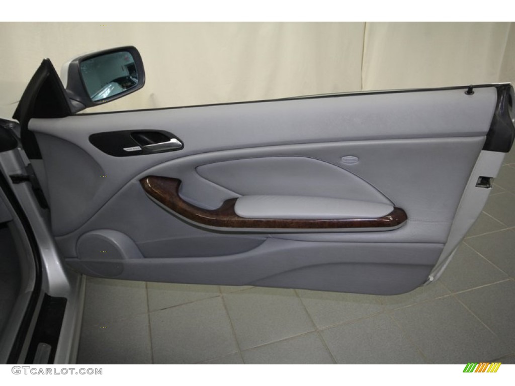 2001 3 Series 330i Coupe - Titanium Silver Metallic / Grey photo #31