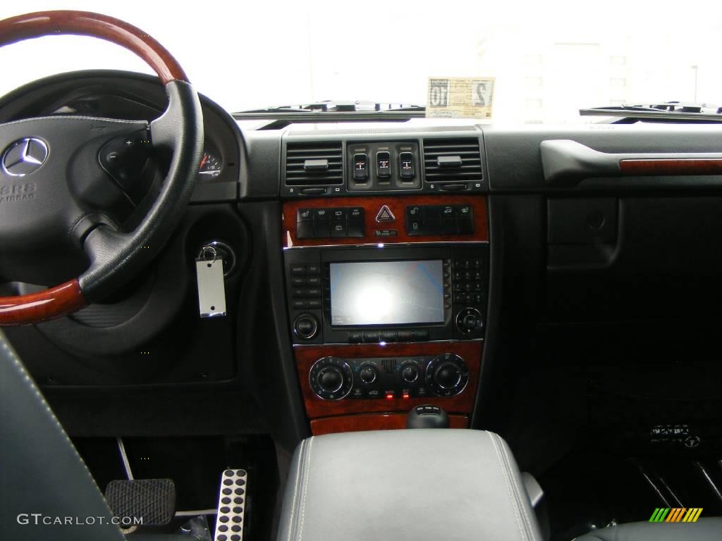 2007 G 55 AMG - Platinum Blue Metallic / designo Charcoal photo #17