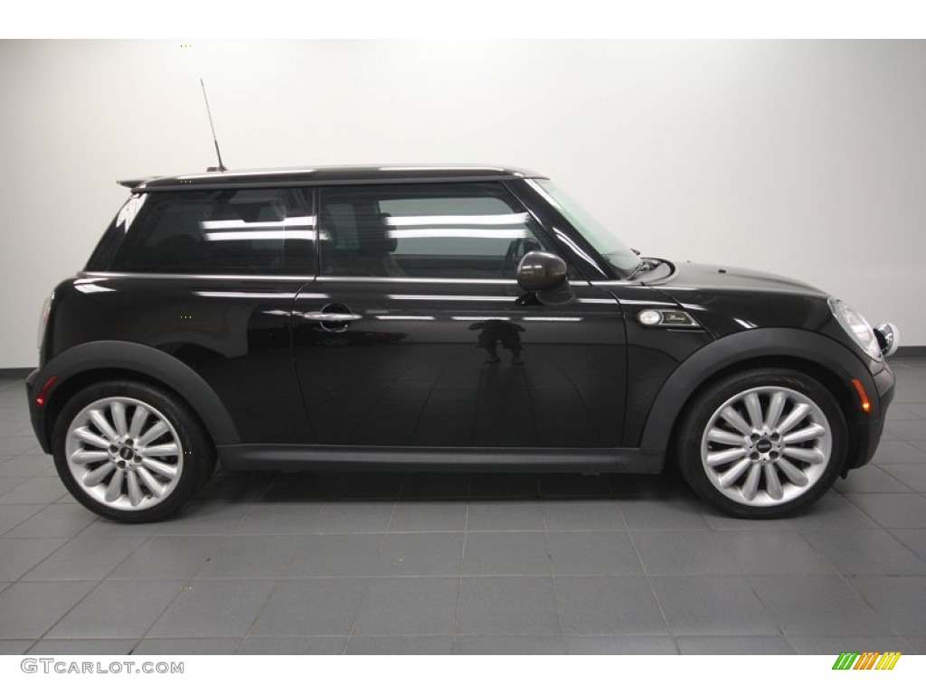 2010 Cooper S Mayfair 50th Anniversary Hardtop - Midnight Black Metallic / Mayfair Lounge Toffee Leather photo #7