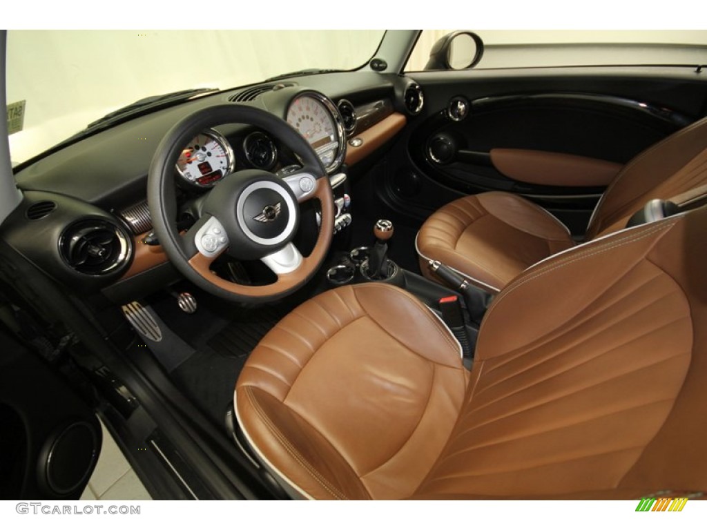Mayfair Lounge Toffee Leather Interior 2010 Mini Cooper S