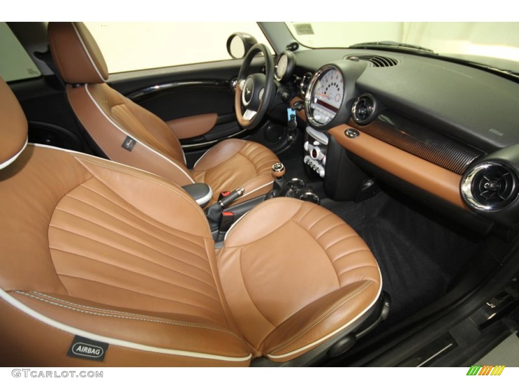 2010 Cooper S Mayfair 50th Anniversary Hardtop - Midnight Black Metallic / Mayfair Lounge Toffee Leather photo #29