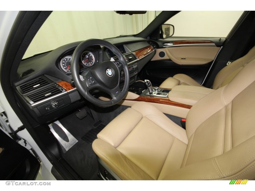 Bamboo Beige Merino Leather Interior 2011 BMW X6 M M xDrive Photo #67739249