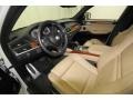 2011 BMW X6 M Bamboo Beige Merino Leather Interior Prime Interior Photo