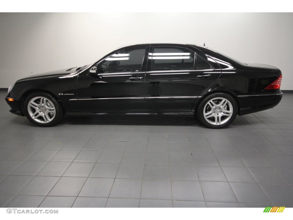 Black 2003 Mercedes-Benz S 55 AMG Sedan Exterior Photo #67740317