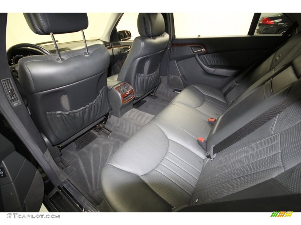 Charcoal Interior 2003 Mercedes-Benz S 55 AMG Sedan Photo #67740446