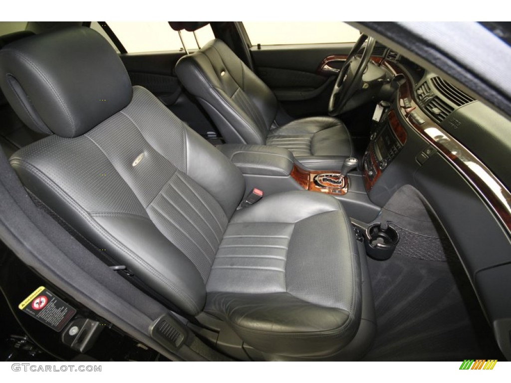 Charcoal Interior 2003 Mercedes-Benz S 55 AMG Sedan Photo #67740533