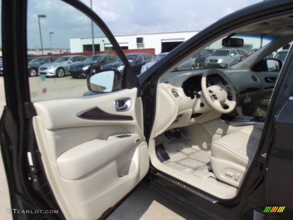 Wheat Interior 2013 Infiniti JX 35 AWD Photo #67741361