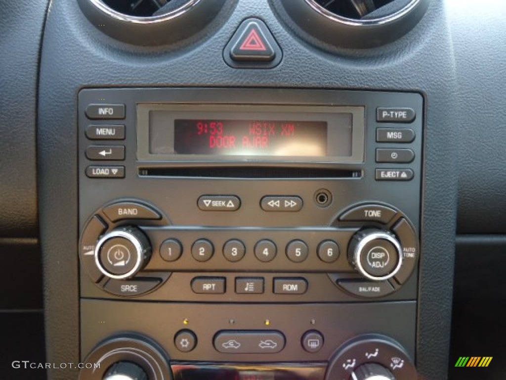 2009 Pontiac G6 GT Convertible Audio System Photo #67741604