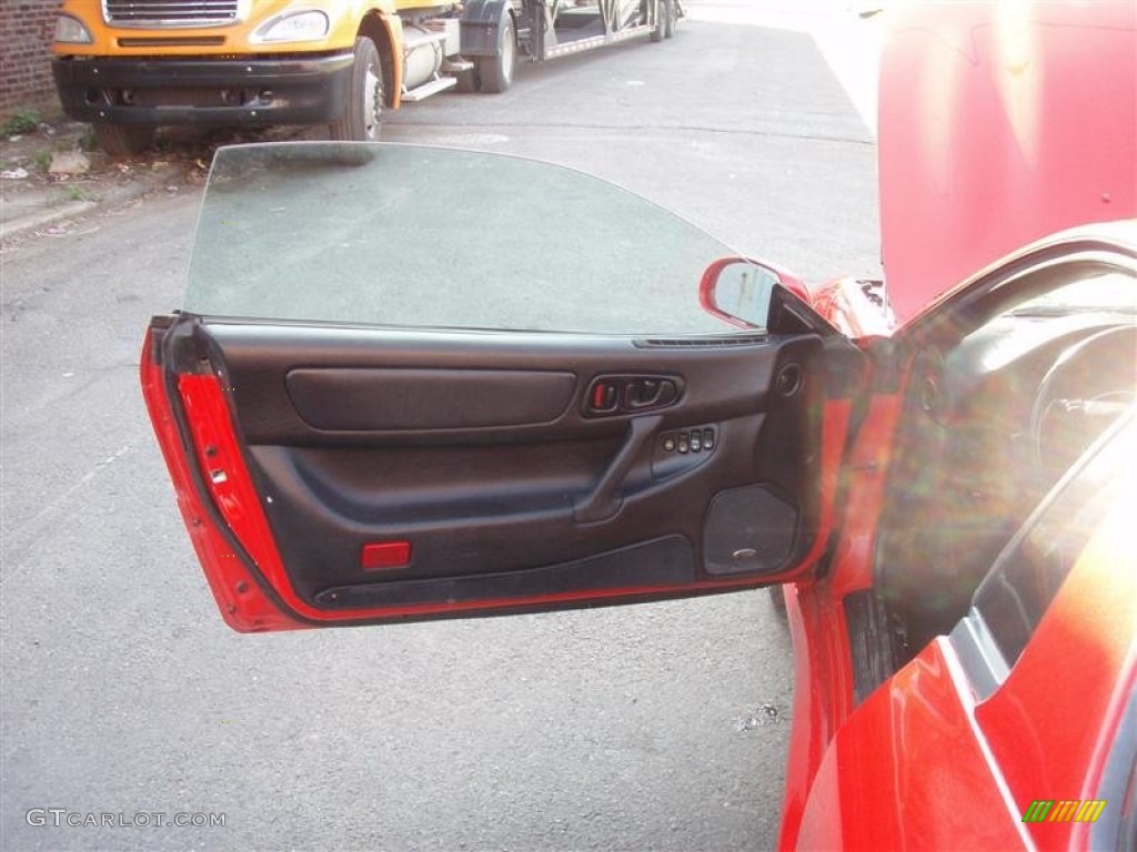 1996 Mitsubishi 3000GT SL Coupe Black Door Panel Photo #67741683