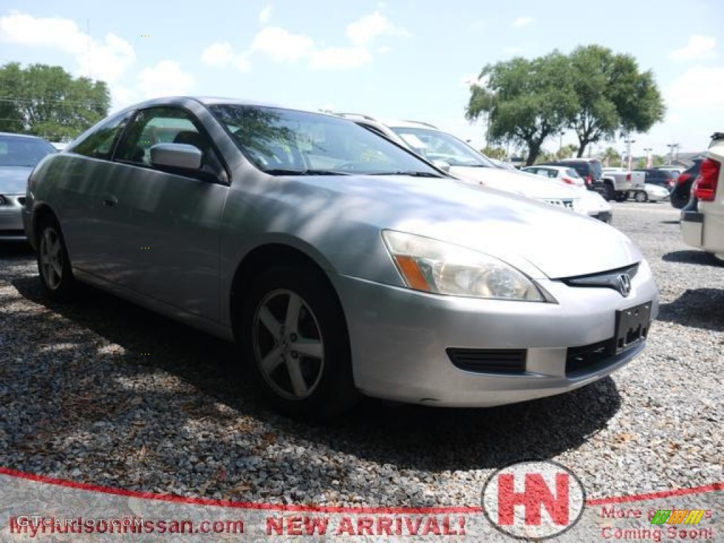 2004 Accord EX-L Coupe - Satin Silver Metallic / Black photo #1