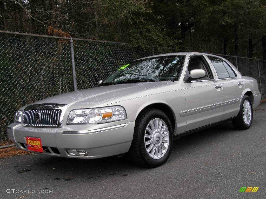 2008 Grand Marquis LS - Smokestone Metallic / Medium Light Stone photo #1