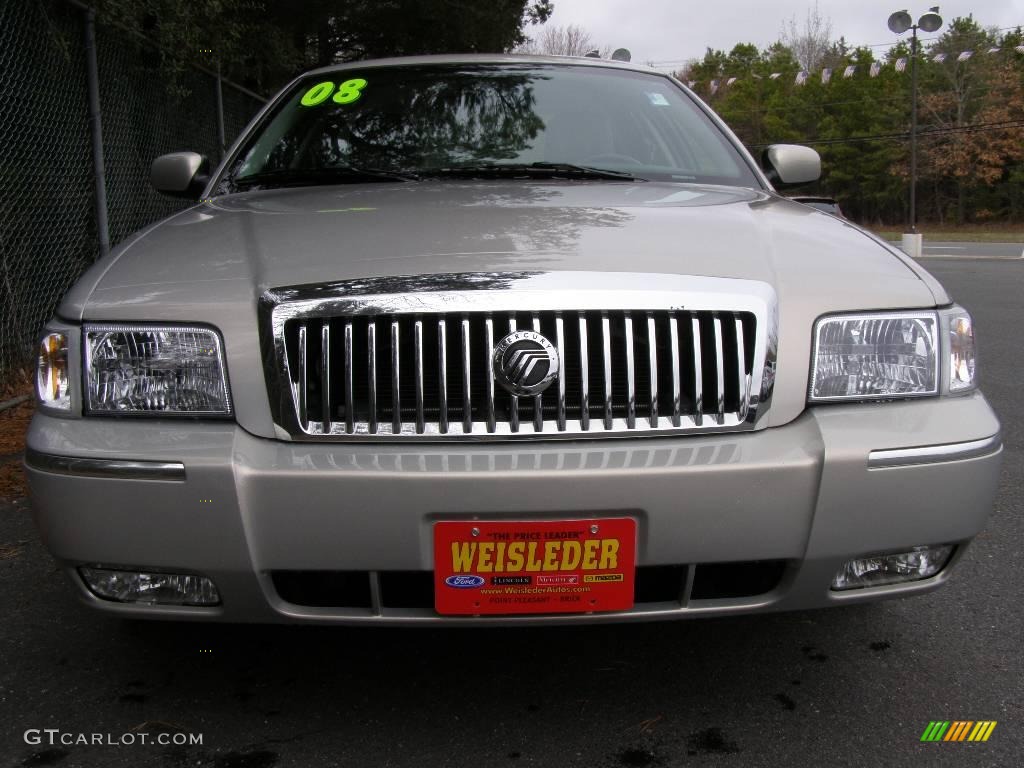 2008 Grand Marquis LS - Smokestone Metallic / Medium Light Stone photo #2