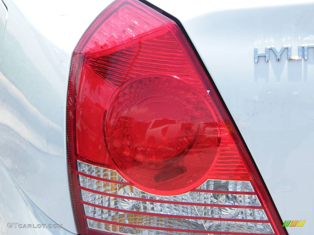 2006 Elantra GLS Sedan - Nordic White / Gray photo #17