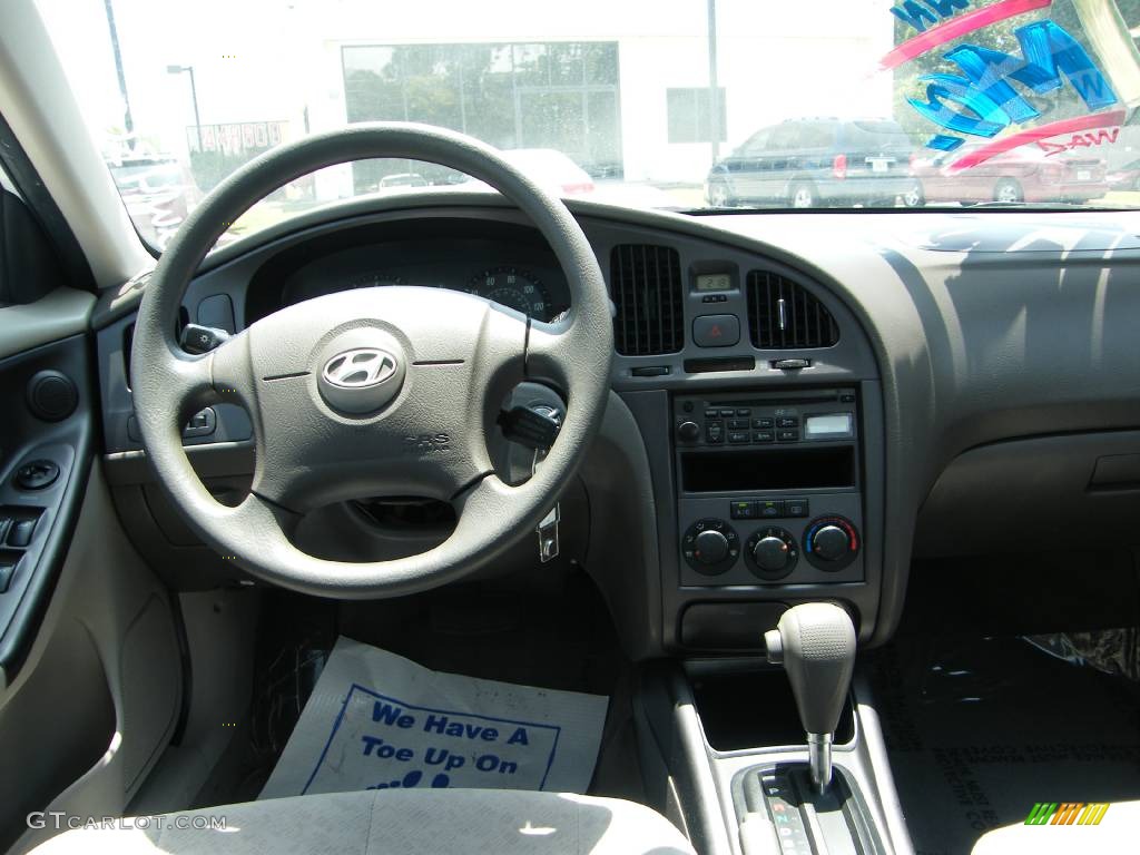 2006 Elantra GLS Sedan - Nordic White / Gray photo #20