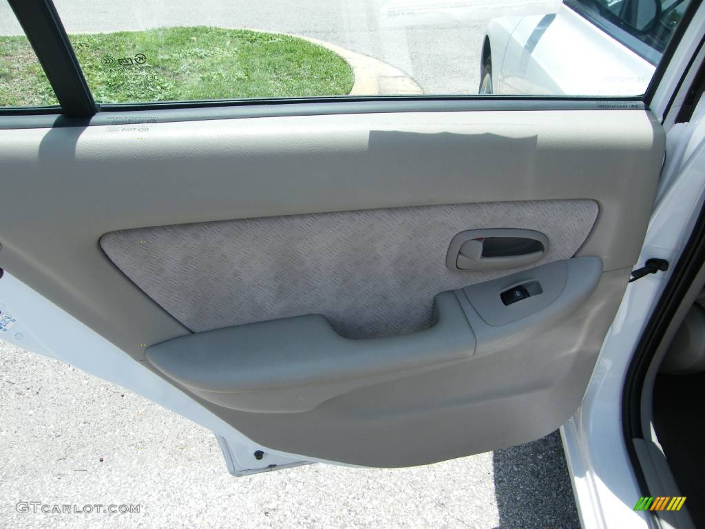 2006 Elantra GLS Sedan - Nordic White / Gray photo #23