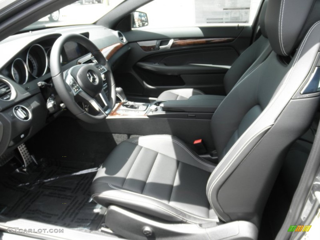 2012 C 250 Coupe - Steel Grey Metallic / Black photo #7