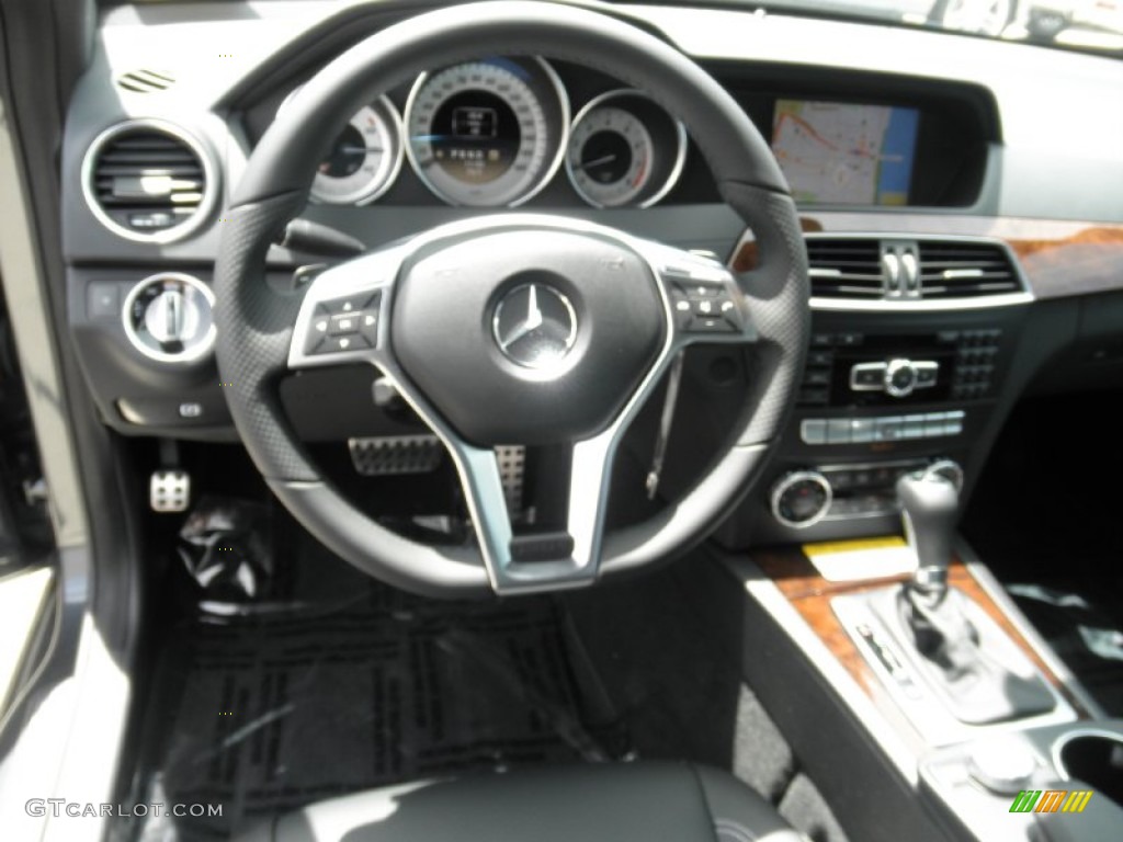 2012 C 250 Coupe - Steel Grey Metallic / Black photo #9
