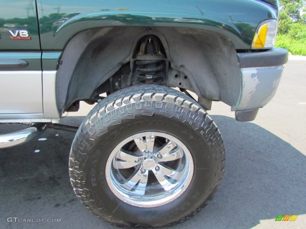 2001 Ram 1500 SLT Club Cab 4x4 - Forest Green Pearl / Mist Gray photo #4
