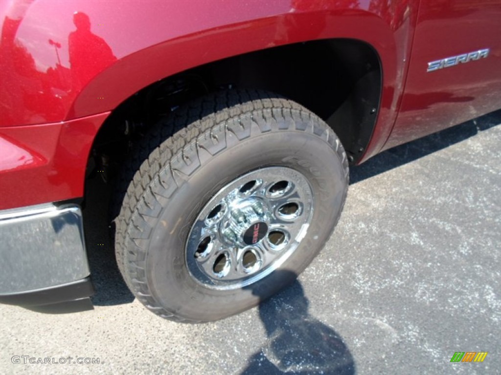 2013 Sierra 1500 Regular Cab 4x4 - Sonoma Red Metallic / Ebony photo #3