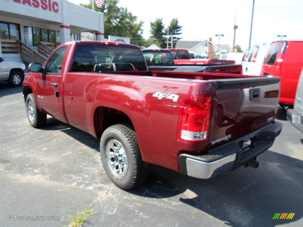 2013 Sierra 1500 Regular Cab 4x4 - Sonoma Red Metallic / Ebony photo #5