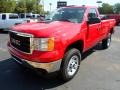 Fire Red 2012 GMC Sierra 3500HD Regular Cab 4x4