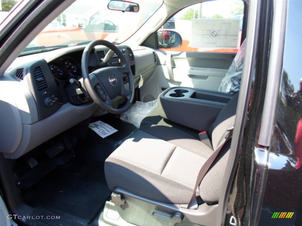 2012 Sierra 1500 Regular Cab 4x4 - Onyx Black / Dark Titanium photo #4