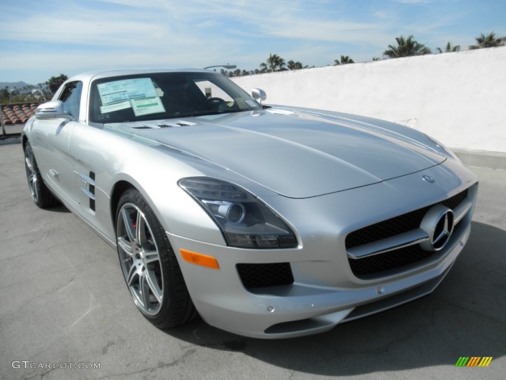 Iridium Silver Metallic 2012 Mercedes-Benz SLS AMG Exterior Photo #67747085