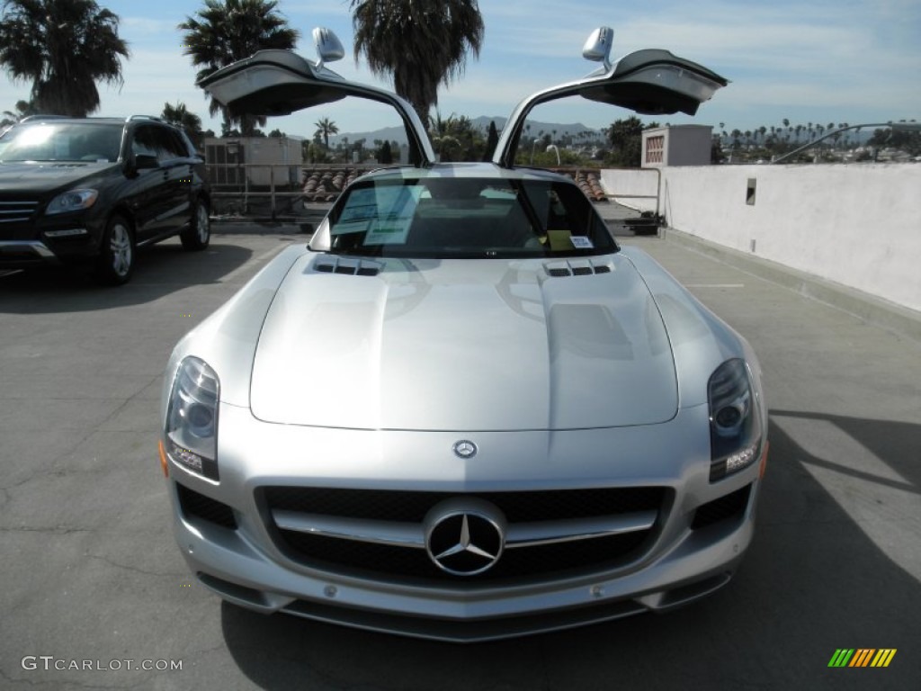Iridium Silver Metallic 2012 Mercedes-Benz SLS AMG Exterior Photo #67747130