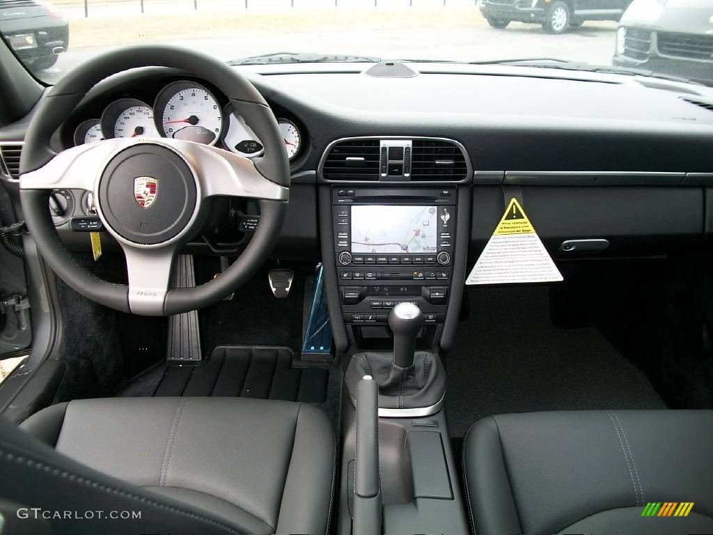 2010 911 Carrera 4S Coupe - Meteor Grey Metallic / Black photo #13